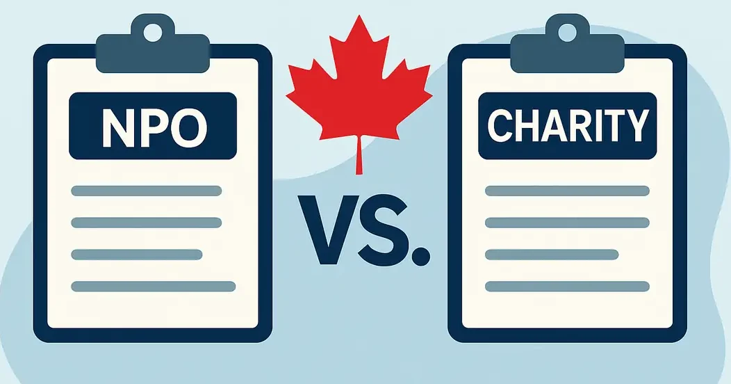 NPO vs. Charity in Canada: Key Tax and Legal Differences